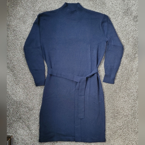 Banana Republic Tie-Waist Sweater Dress NWT - Picture 4 of 7